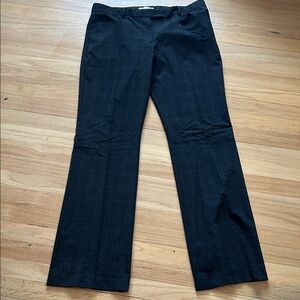 Charcoal grey Pinstripe wide leg pants the Gap